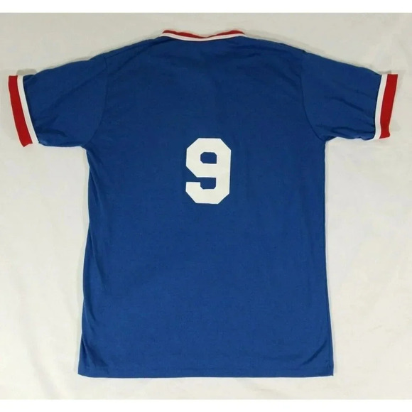 Vintage "Multibank" Sponsor Baseball Ringer Jersey Shirt Don Alleson Athletic XL - Picture 4 of 4